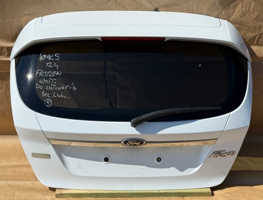 FORD FIESTA MK7 LIFT 2012-2017 boot door FROZEN WHITE original