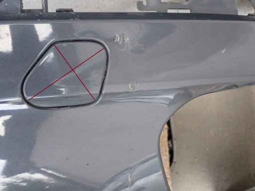 SPOILER Paraurti posteriore posteriore BMW X6 F16 M PAKIET 2014-2019R 51128057073
