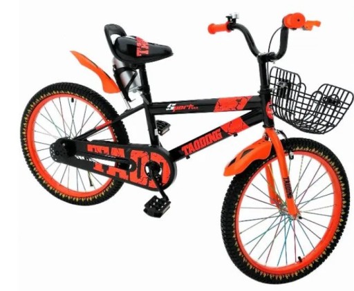 Дитячий велосипед VidaXL 16 дюймів чорно-синій