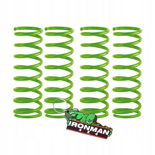 50MM 50/200KG - Dacia dumper (2010+) комплект передних пружин hd | задний +2 дюйма (50/200 кг)