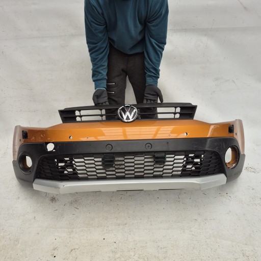 VW POLO V 5 6R 6C CROSS 11-17 nárazník předek přední ostřikovač PDC