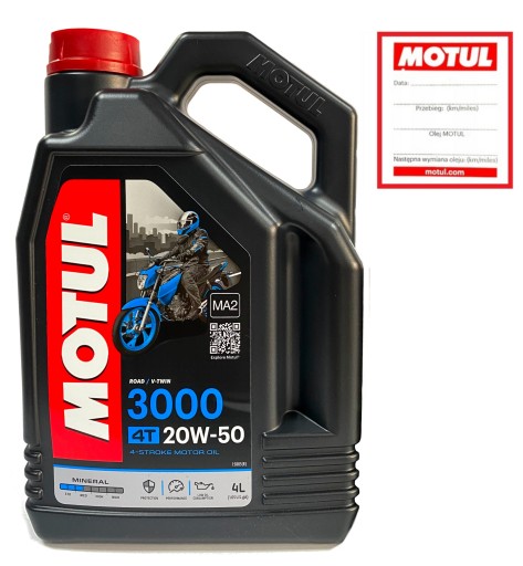Масло MOTUL 3000 4T 20W50 4L