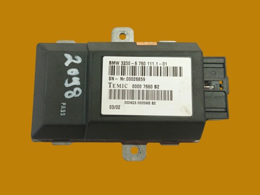 modul der Lenksäule lenkrad 6760111 Bmw Seria 7 IV (2001-2008) E65/66/67/68