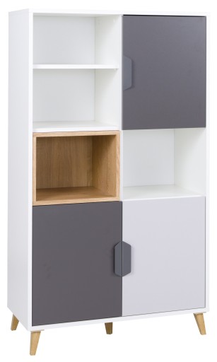 Книжкова шафа Ada-furniture 80 х 40 х 140 см різнокольоровий