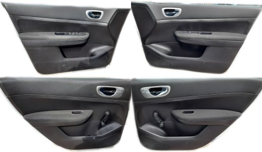 PEUGEOT 307 КОМПЛЕКТ БОКОВ БОКОВЫЕ ДВЕРИ ОТДЕЛКА