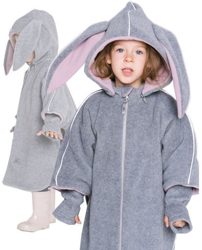 Машинка-пончо Patulove Funny Bunny розмір M сіре