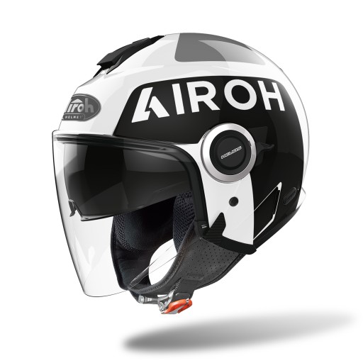 ШЛЕМ AIROH HELIOS UP БЕЛЫЙ ГЛЯНЦЕВЫЙ M