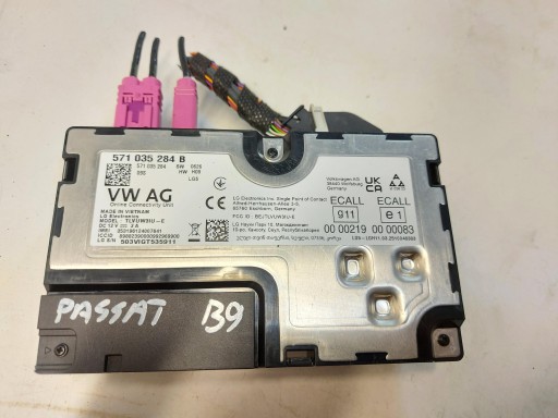 VW Passat R B9 3J0 2025r control unit module online connecting spoiler 571035284b