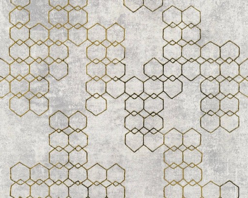 Tapeta geometryczna 3d jasno szara nowoczesna ścienna do salonu beton