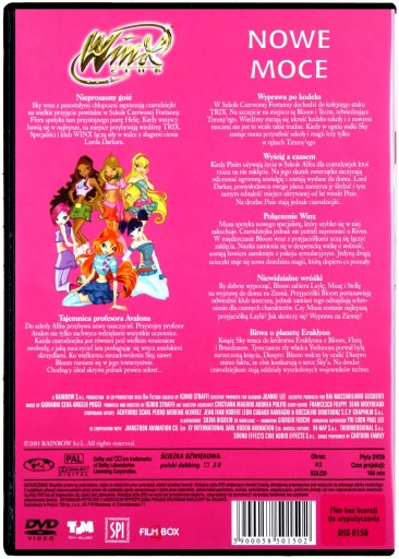 WINX CLUB NOWE MOCE DVD płyta DVD • Cena, Opinie - Allegro