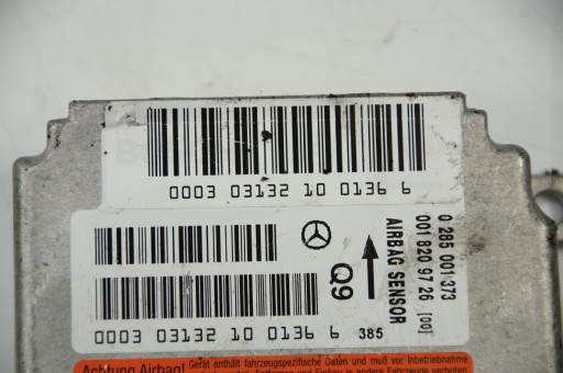 SENSOR airbag of the airbags 0285001373 MERCEDES - BENZ C 220 CDI KOMBI