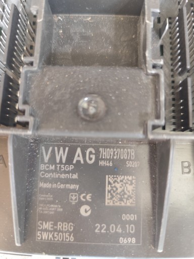 VW T5 LIFT komfortsteuergerät 7H0937087B