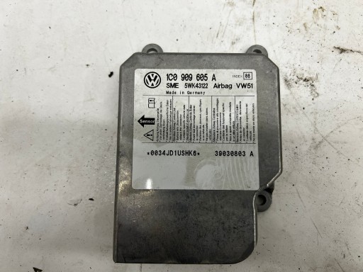 module airbag SENSOR of the airbags 1C0909605A 5WK43122 VW AUDI SKODA SEAT