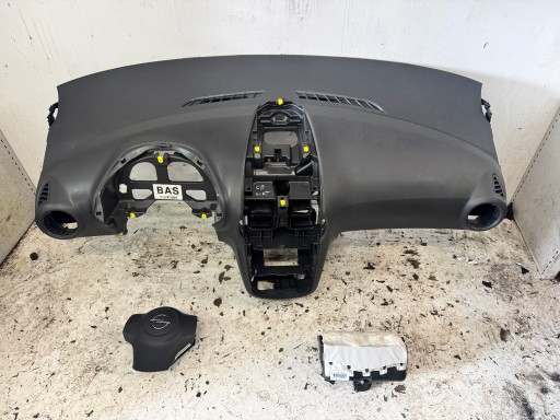 OPEL CORSA D LIFT dashboard console airbags original