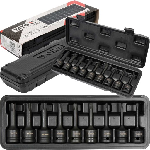 ТОРЦЕВЫЕ УДАРНЫЕ КЛЮЧИ RIBE 9 шт. 1/2 дюйма