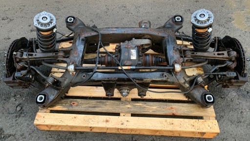 BMW F25 F26 sususpension rear part rear. complete subframe swing 7590629 3.46