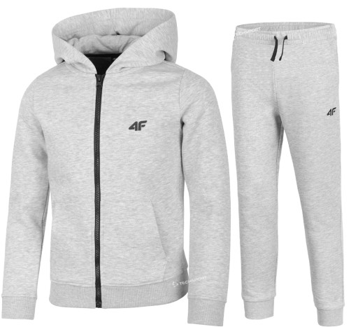 4F Ocieplany Chłopięcy Dres Komplet Bluza Spodnie rozm 146