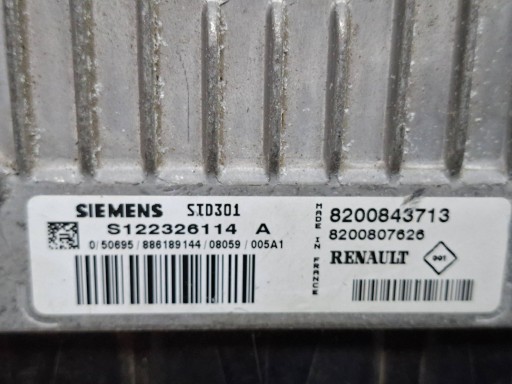 computer 8200843713 S122326114A 8200807626 RENAULT SCENIC MEGANE II 1.5 DCI