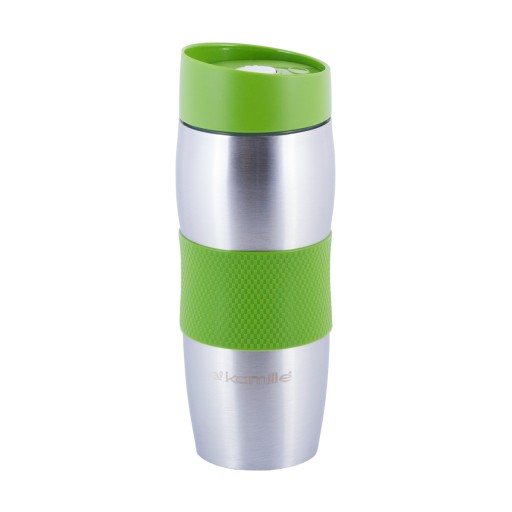 Термокружка Kamille 2053R 380 мл блакитна