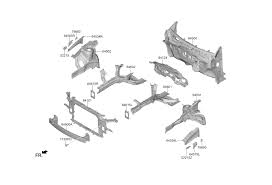 64101K4000 64101-K4000 - ПІДСИЛЕННЯ РЕМЕНЯ ПЕРЕДНЬОГО HYUNDAI KONA 2017-EV ЕЛЕКТ