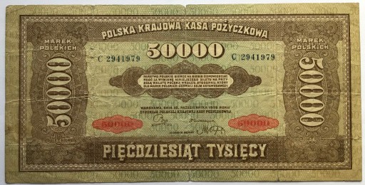 50000 marek polskich 1922 ser C st5