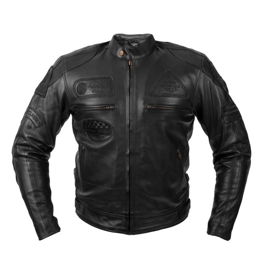 ЧОЛОВІЧА ШКІРЯНА МОТОКУРТКА W-TEC РОЗМ. 3XL