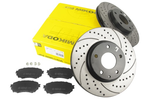 MIK1340S - Тюнинг диски 297мм + колодки передние для MAZDA CX-5 [KE]