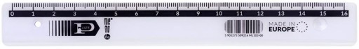 Прозора лінійка MemoBe ML103-00 16см