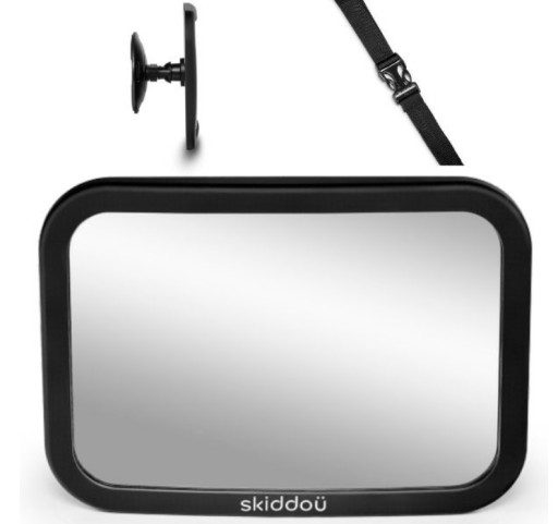 Дитяче дзеркало Skiddoü 19 см x 26,5 см чорне