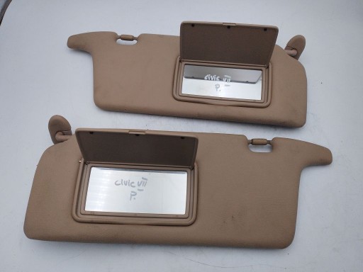Honda Civic VII 7 sedan cover cap left right visor left and right