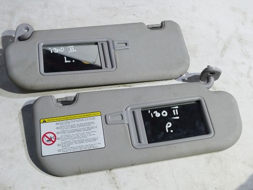 Hyundai i30 II 2 cover covers przeciwsloneczna right and left