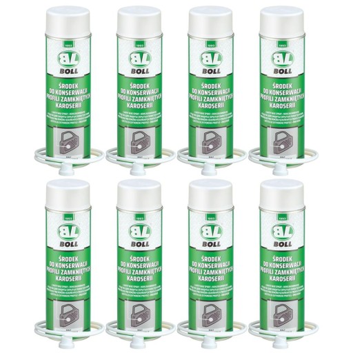 СРЕДСТВО ДЛЯ ОБСЛУЖИВАНИЯ ЗАКРЫТЫХ ПРОФИЛЕЙ BOLL БЕЛЫЙ СПРЕЙ 500МЛ