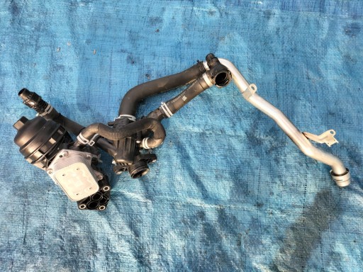 A2701800500 A2602002600 - Корпус масляного фільтра термостата трубка 15TYS MERCEDES W247 W177 A35 2.0 T