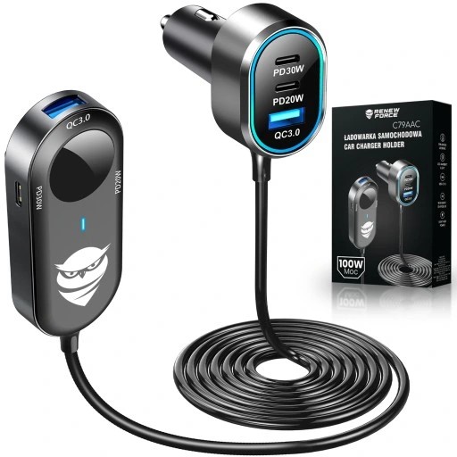 РАЗЪЕМ ПРИКУРИВАТЕЛЯ 12-24В ДО 6x USB