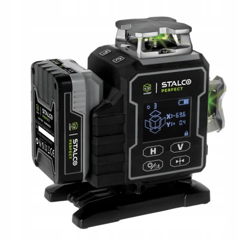 Laser krzyżowy 4D LLP4DG zielony STALCO PERFECT S058598012