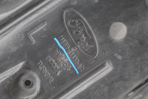 cover chassis left FORD PUMA II MK2