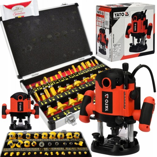 ФРЕЗЕРНИЙ ВЕРСТАТ ДЛЯ ДЕРЕВА YATO 8 12MM 2100W