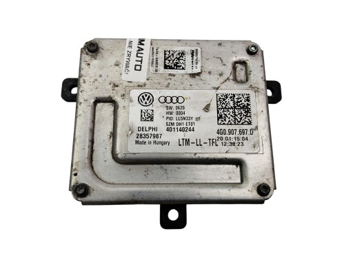 control unit XENON SKODA OCTAVIA III AUDI A4 B8 A6 C7 Q5 8R 4G0907697D