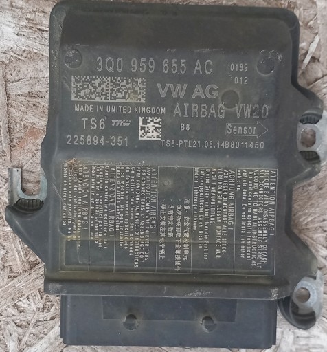 3q0959655ac - Модуль датчика подушки безопасности Audi Seat Skoda VW