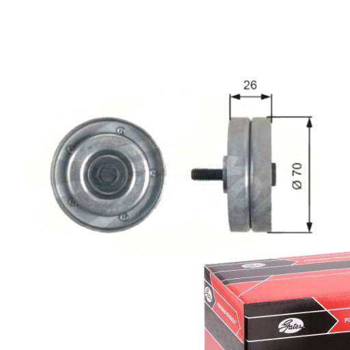 T36466 - РУЛЕТ ПРОВ. Клиновой ремень для VW LT II 2.8 TDI