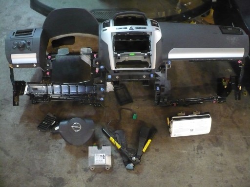 КОМПЛЕКТ ПОДУШКИ БЕЗОПАСНОСТИ КОНСОЛЬ OPEL ZAFIRA B LIFT