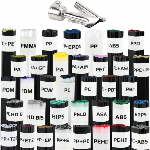 36X пластиковые сварочные связующие + насадка для обуви