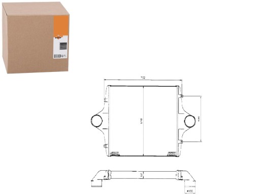 NRF309015/RS1 - ИНТЕРКУЛЕР NRF 81061300063 MN4027 8ML376723761 96