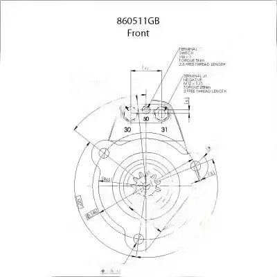 Стартер 860511gb prestolite ел