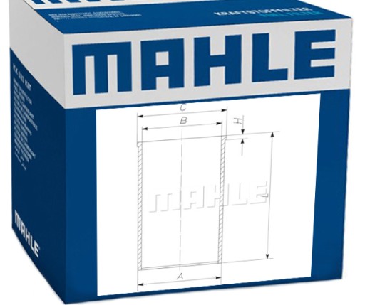 021 36 - Втулка цилиндра MAHLE для OPEL MOVANO 1.9 DTI