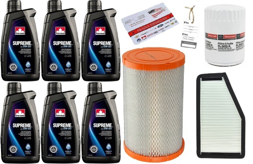 PETRO-CANADA 5W-20 6L + АВАРІЙНІ ФІЛЬТРИ 3.0 09-12