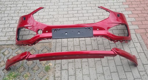 2017 - Передний бампер ford edge 2018 2019 2020 2021 2022 2023 st line рубиново-красный