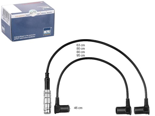 BERZEF466/RS7 - Кабели зажигания beru ber, zef466