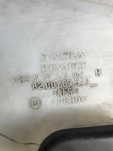 washer fluid tank DACIA SANDERO 8200210002H