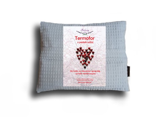 Грілка з вишневими кісточками Healthy Sleep відтінки сірого 1 л